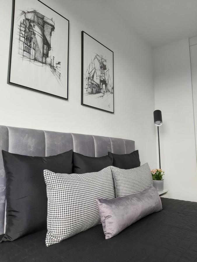 Apartament 150 Zaspa Vvita Z Prywatnym Ogrodem I Tarasem Gdańsk Exterior foto