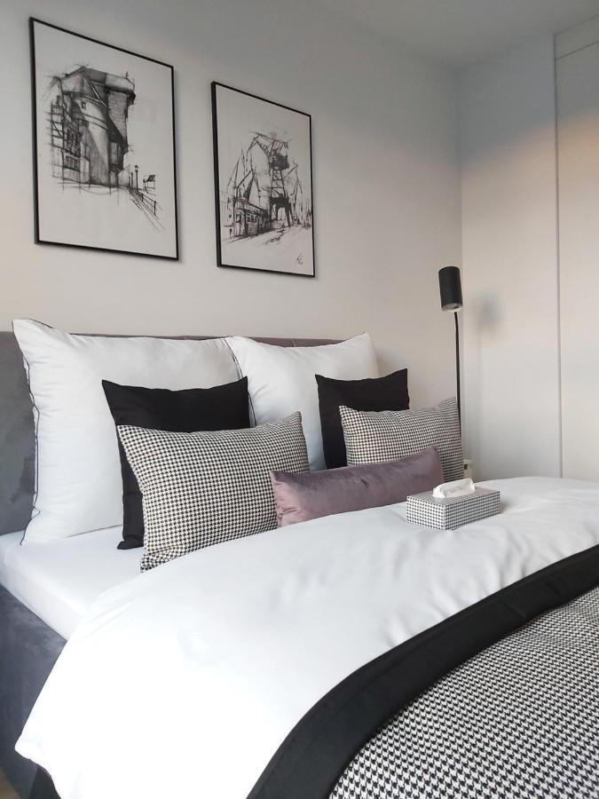 Apartament 150 Zaspa Vvita Z Prywatnym Ogrodem I Tarasem Gdańsk Exterior foto