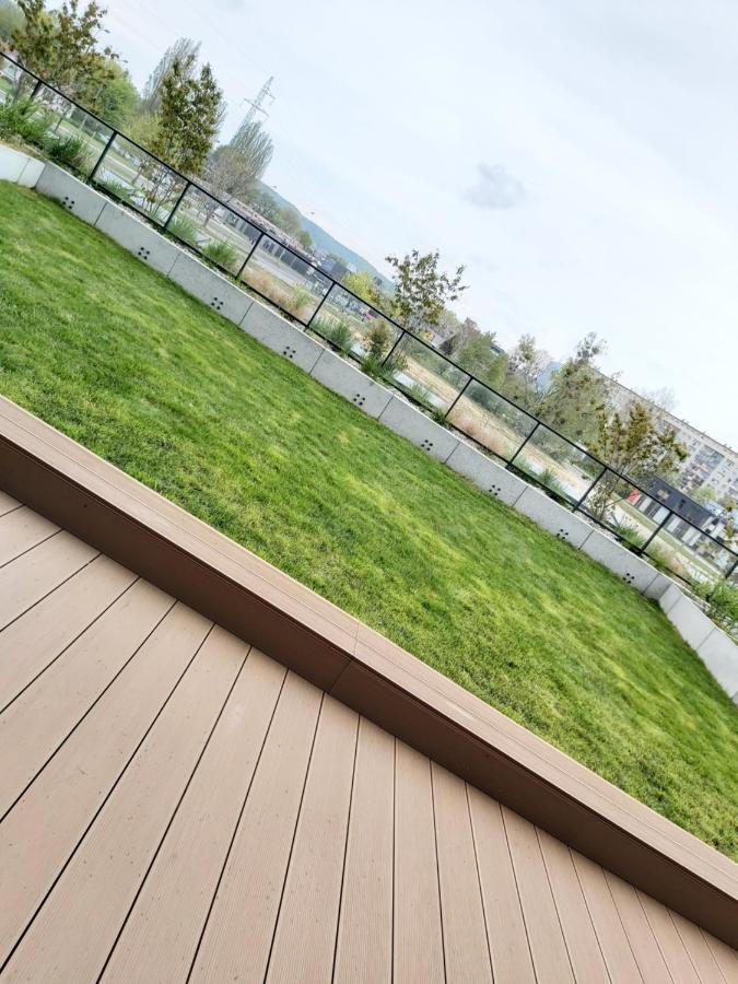 Apartament 150 Zaspa Vvita Z Prywatnym Ogrodem I Tarasem Gdańsk Exterior foto
